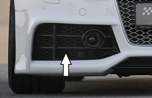 Lufteinlassblende, für Fzg. mit Abstandsradar für Audi A4 S4 (B8/B81) Avant 11.08-12.11 (bis Facelif