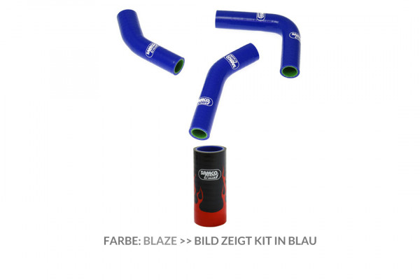 SAMCO SPORT Siliconschlauch Kit Flammen-Design passend für Yamaha RD250LC RD350LC