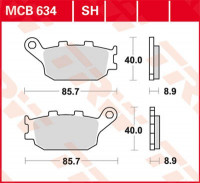 TRW Scheibenbremsbeläge MCB634 passend für Yamaha FZ6 & YZF-R6 TRW Scheibenbremsbeläge MCB634 passend für Yamaha FZ6 & YZF-R6