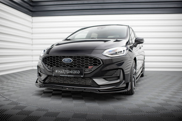 Front Ansatz V.4 + Flaps passend für Ford Fiesta ST / ST-Line Mk8 Facelift