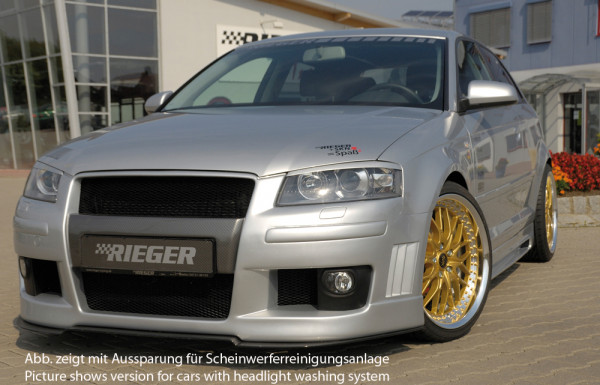 Rieger Spoilerstoßstange passend für Audi A3 (8P) bis 05/2005