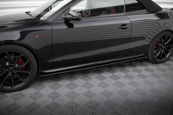 Street Pro Seitenschweller Ansatz Für Audi A5 / A5 S-Line / S5 Coupe / Cabrio 8T / 8T Facelift