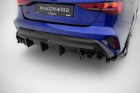 Diffusor Heck Ansatz passend für Audi S3 Limousine 8Y Facelift Diffusor Heck Ansatz passend für Audi S3 Limousine 8Y Facelift