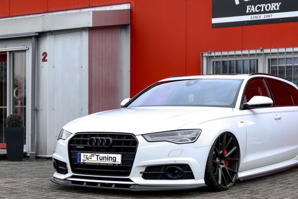 Cup Frontspoilerlippe V2 passend für Audi A6 S-Line+ S6 4G C7