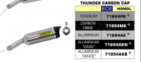 Arrow Thunder Aluminium Black Endschalldämpfer passend für Yamaha YZF-R3 2019-2020 Arrow Thunder Aluminium Black Endschalldämpfer passend für Yamaha YZF-R3 2019-2020