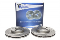 TA Technix Sport Bremsscheiben Satz Vorderachse passend für Toyota Avensis TA Technix Sport Bremsscheiben Satz Vorderachse passend für Toyota Avensis