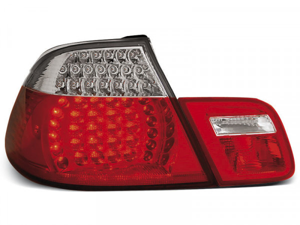 LED Rücklichter rot weiß passend für BMW E46 04.99-03.03 Cabrio