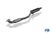 Vorschalldämpfer passend für VW Fox 5Z aus Edelstahl Vorschalldämpfer passend für VW Fox 5Z aus Edelstahl