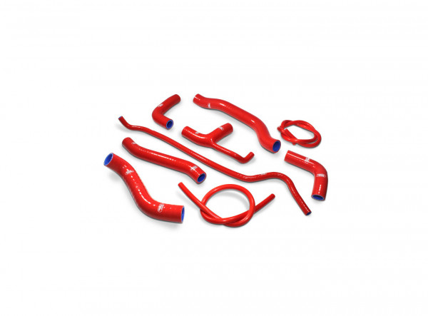 SAMCO SPORT Siliconschlauch Kit rot passend für Ducati Monster 821 & 1200S R EURO 4 2017-2020