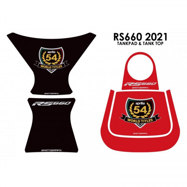 Motografix 3D Gel Tank Pad Protector passend für Aprilia RS 660