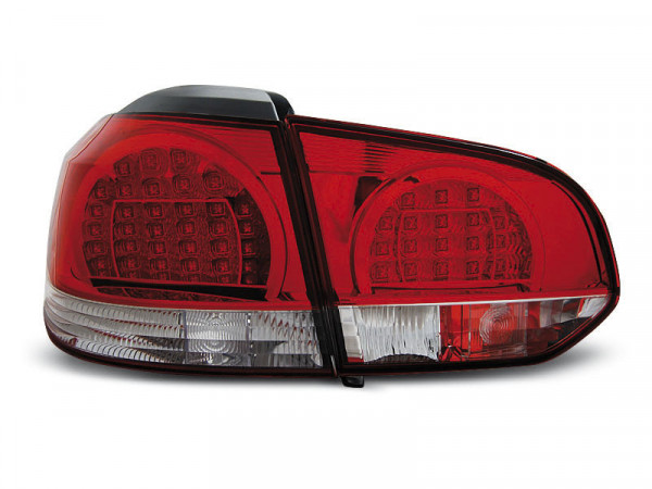 LED Rücklichter rot weiß passend für VW Golf 6 10.08-12