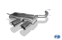 FOX Endschalldämpfer passend für VW Golf V R32 – Edelstahl 2x100 mm mittig FOX Endschalldämpfer passend für VW Golf V R32 – Edelstahl 2x100 mm mittig