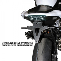 Kennzeichenhalter passend für Kawasaki Z800/Z800e 13-16 verstellbar schwarz inkl. Reflektorhalter Kennzeichenhalter passend für Kawasaki Z800/Z800e 13-16 verstellbar schwarz inkl. Reflektorhalter