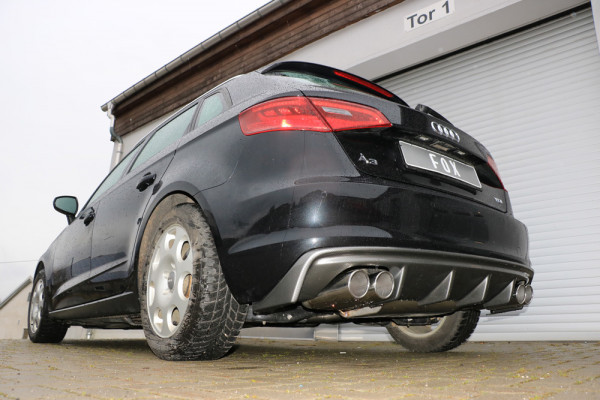 Audi A3 - 8V Sportback Endschalldämpfer Ausgang rechts/links - 2x90 Typ 16 rechts/links