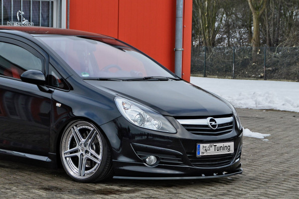 CUP Frontspoilerlippe für Opel Corsa D GSI + Sport + OPC -Line 1 Paket