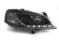 Scheinwerfer passend für Opel Astra G 09.97-02.04 Tageslicht Schwarz Scheinwerfer passend für Opel Astra G 09.97-02.04 Tageslicht Schwarz