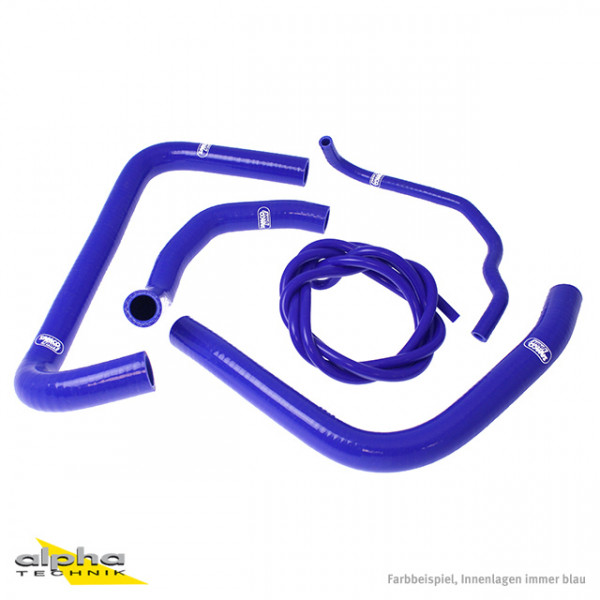 SAMCO SPORT Siliconschlauch Kit blau für Honda CBR900RR Modelljahr 1992-1993