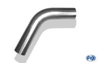FOX Uni-Rohrbogen 60° ungeweitet Ø 80mm Edelstahl FOX Uni-Rohrbogen 60° ungeweitet Ø 80mm Edelstahl