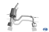 FOX Endschalldämpfer passend für Renault Clio IV, Ausgang rechts/links, 145x65 Typ 59 FOX Endschalldämpfer passend für Renault Clio IV, Ausgang rechts/links, 145x65 Typ 59