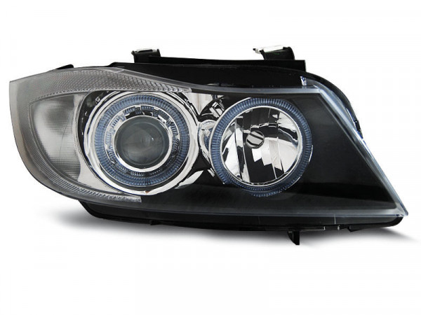 Scheinwerfer Angel Eyes schwarz passend für BMW E90 / E91 03.05–08.08