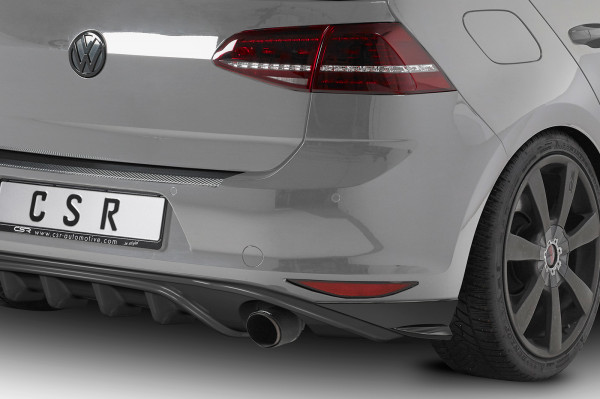 Rieger Heckschürzenansatz matt schwarz für VW Golf 5 GTI, Heckansätze, Aerodynamik, Auto Tuning