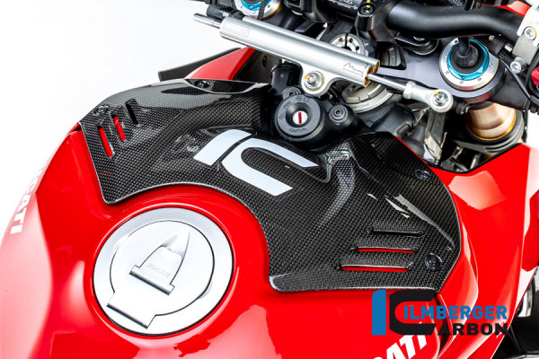 Ilmberger Carbon Tankabdeckung vorne glanz für Ducati Streetfighter V4 2020-