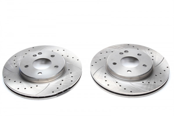 TA Technix Sport Bremsscheiben Satz Vorderachse passend für Mercedes Benz C-Klasse W202/S202