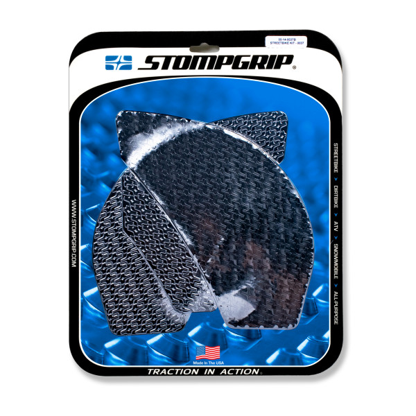 Stompgrip Traction Pad für Kawasaki Ninja ZX-6R 09-22 Icon Schwarz