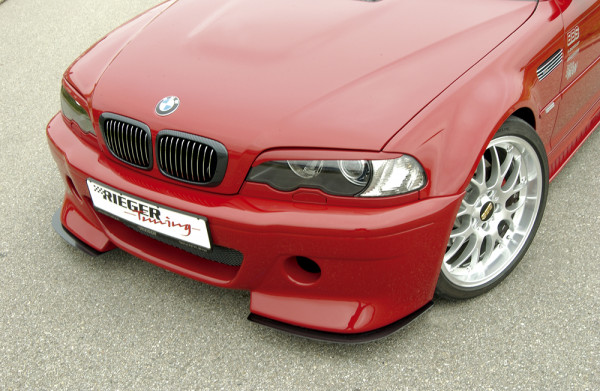 Rieger Spoilerschwert CS-Look matt schwarz für BMW 3er E46 M3 Cabrio 06.00-