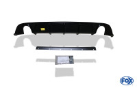 FOX Endschalldämpfer passend für VW Golf VII Facelift 1x100 mm Edelstahl matt schwarz FOX Endschalldämpfer passend für VW Golf VII Facelift 1x100 mm Edelstahl matt schwarz