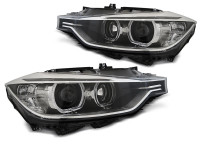 LED Scheinwerfer Angel Eyes Black passend für BMW F30 / F31 LED Scheinwerfer Angel Eyes Black passend für BMW F30 / F31