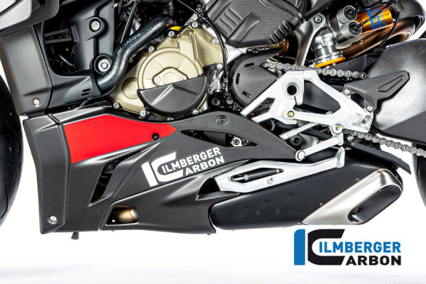 Ilmberger Carbon Verkleidungsunterteil matt links für Ducati Streetfighter V4 2020-