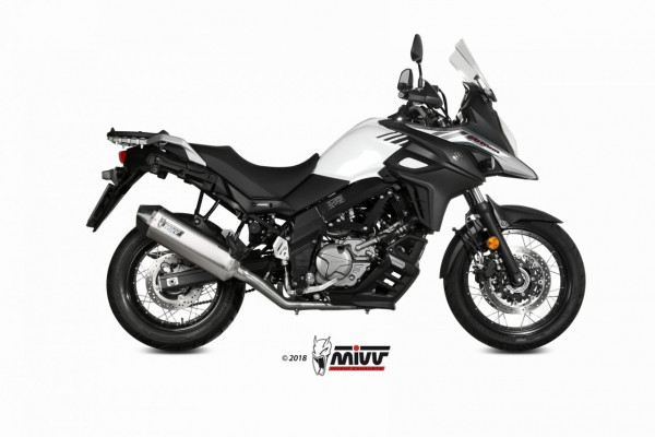 MIVV Speed Edge Edelstahl SUZUKI DL V-STROM 650 2017 >