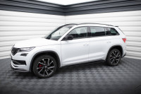 Seitenschweller Ansatz Für Skoda Kodiaq Sportline/RS Mk1 / Mk1 Facelift Schwarz Hochglanz