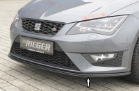 Rieger Spoilerschwert passend für Seat Leon Cupra (5F) 5-tür. 03.14-12.16 Ausführung: Schwarz matt