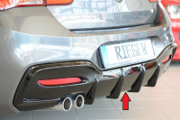 Rieger Heckeinsatz passend für BMW 1er F20 LCI Rieger Heckeinsatz passend für BMW 1er F20 LCI