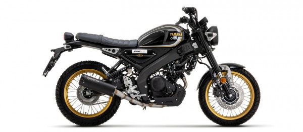 Arrow Rebel Edelstahl Schwarz Yamaha XSR 125 2022