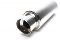 TA Technix Edelstahl Sportendschalldämpfer universal 87 / 50mm rund / schräg TA Technix Edelstahl Sportendschalldämpfer universal 87 / 50mm rund / schräg