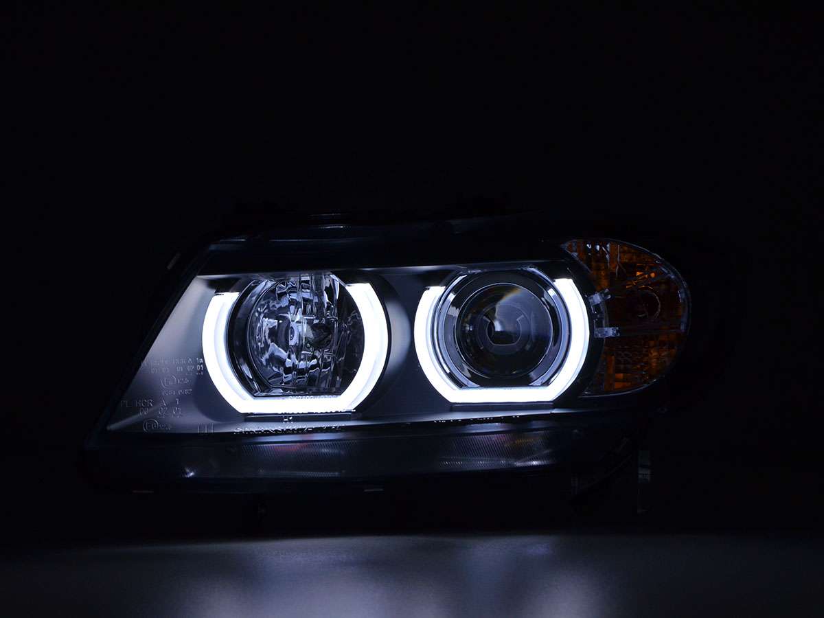 Scheinwerfer Set Xenon Daylight LED TFL-Optik BMW 3er E90/E91 Limo ...