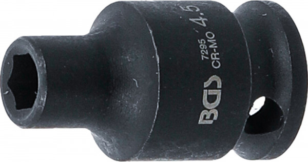 BGS Kraft-Steckschlüssel-Einsatz Sechskant 1/4 Zoll SW 4,5 mm
