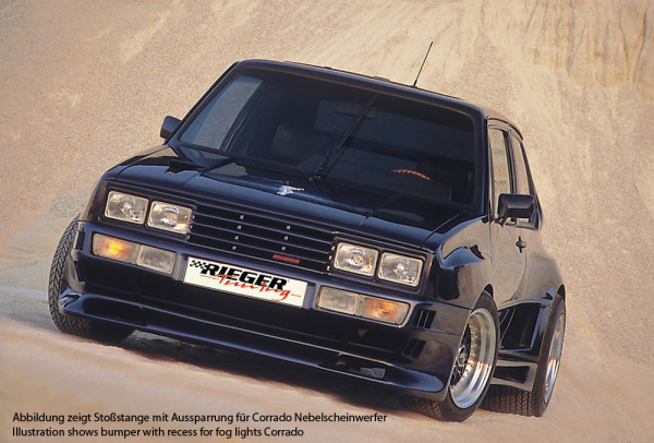 Rieger Spoilerstoßstange Breitbau II für VW Golf 1 Cabrio 74-83