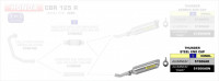 Arrow Endschalldämpfer Street Thunder Aluminium passend für Honda CBR 125 R 11-16 Arrow Endschalldämpfer Street Thunder Aluminium passend für Honda CBR 125 R 11-16