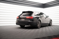 Spoiler CAP V.1 Für Audi A6 C7 Avant Schwarz Hochglanz