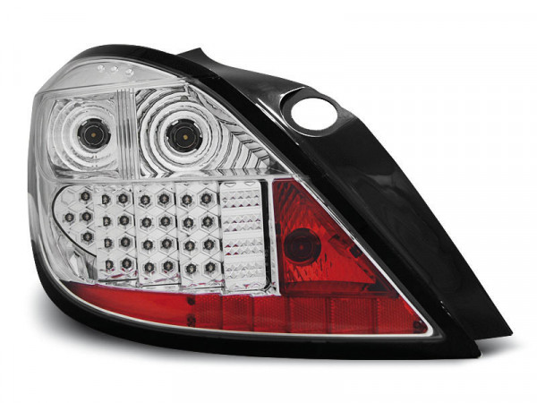 Chrom LED Rückleuchten passend für Opel Astra H 5-Türer 03/2004–2009