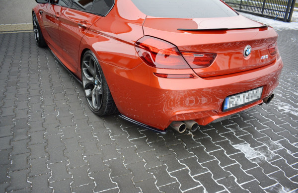 Heck Ansatz Flaps Diffusor Für BMW M6 Gran Coupe / Coupe / Cabriolet F06 / F13 / F12 Schwarz Hochgla