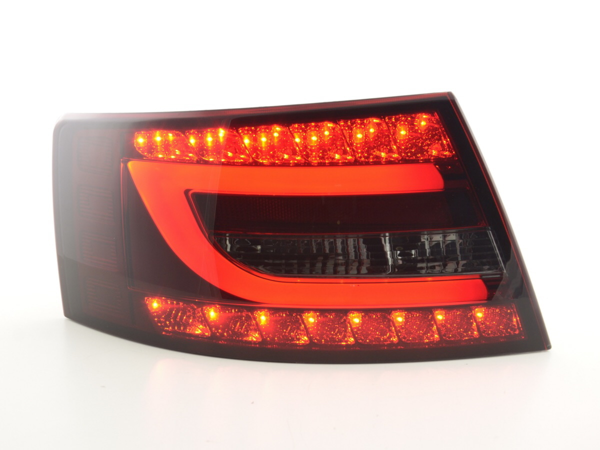LED Rückleuchten Set Audi A6 Limo (4F) 04-08 rot/schwarz, Rückleuchten, Fahrzeugbeleuchtung, Auto Tuning
