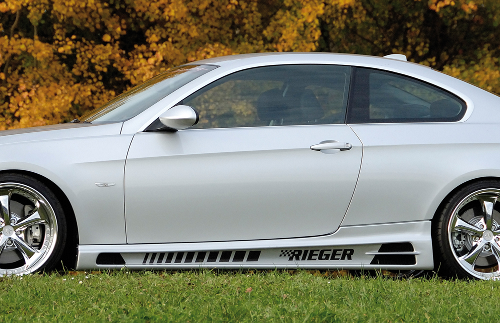 Rieger Seitenschweller Rechts Matt Schwarz F R Bmw Er E Cabrio