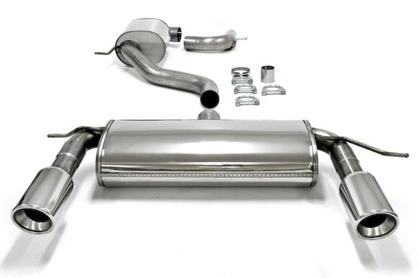 TA Technix Duplex Edelstahlanlage 1x100mm passend für VW Golf V/VI / Audi A3 8P