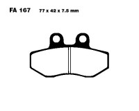 EBC Bremsbeläge FA167 passend für Aprilia, Sachs, Derbi, Peugeot EBC Bremsbeläge FA167 passend für Aprilia, Sachs, Derbi, Peugeot