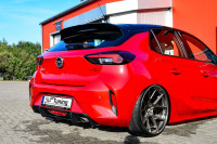 Gefräster Heckansatz mit Finnen passend für Opel Corsa F GS-Line Gefräster Heckansatz mit Finnen passend für Opel Corsa F GS-Line